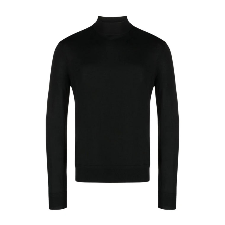 Luksusowy Czarny Sweter z Wełny Tom Ford