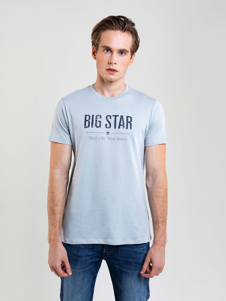 BIG STAR T-shirt w kolorze jasnoniebieskim