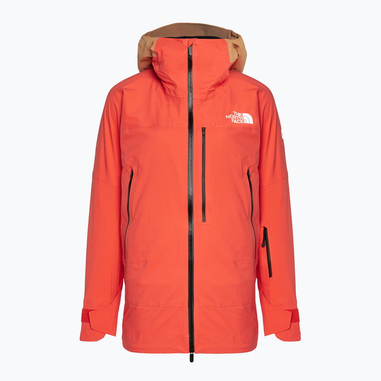 Kurtka narciarska damska The North Face Summit Stimson Futurelight radiant orange/almond butter