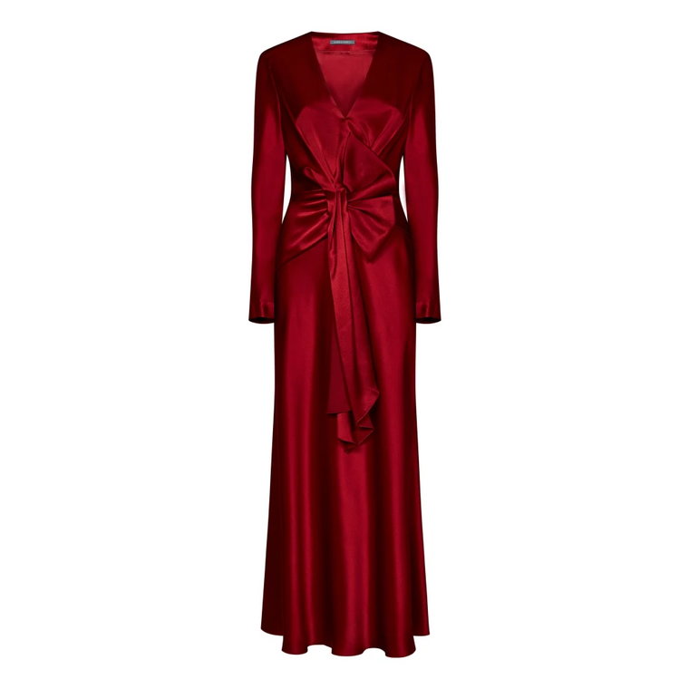 Czerwone sukienki dla kobiet Alberta Ferretti