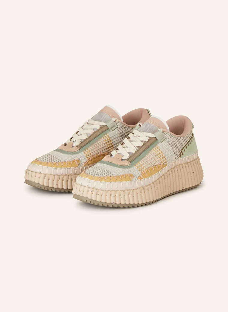 Chloé Sneakersy Nama beige