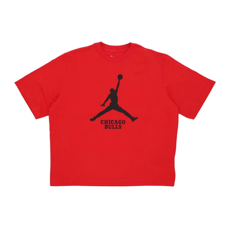 Chicago Bulls Boxy Tee Czerwony Jordan