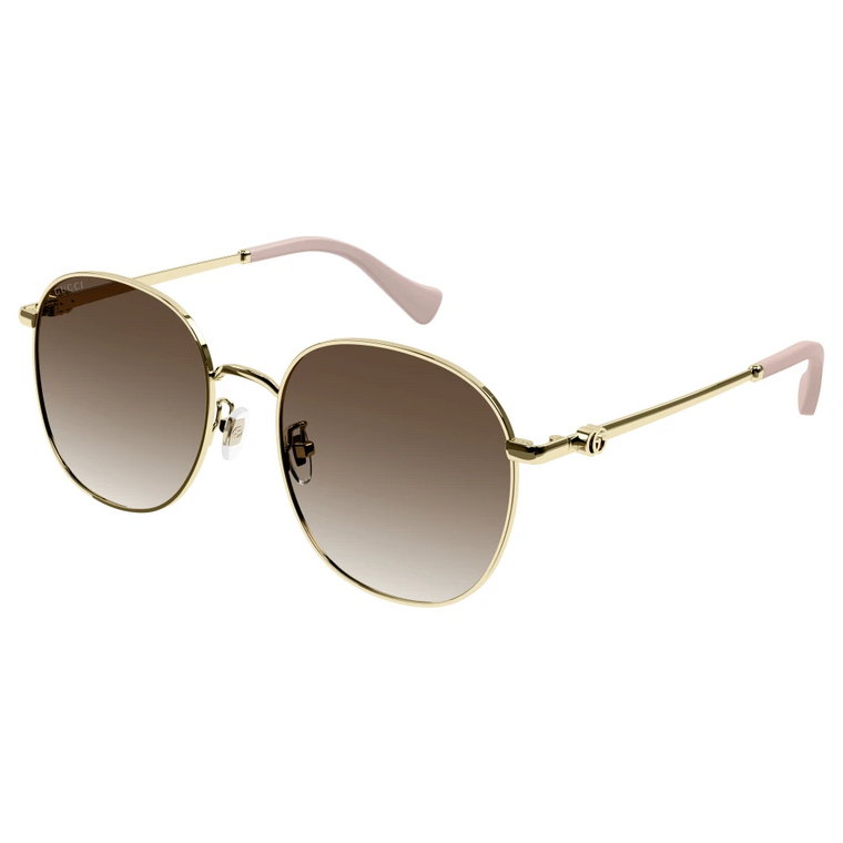 Gold/Brown Shaded Sunglasses Gucci