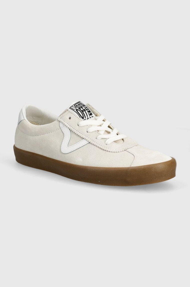 Vans tenisówki zamszowe Sport Low kolor beżowy VN000CTDQJM1