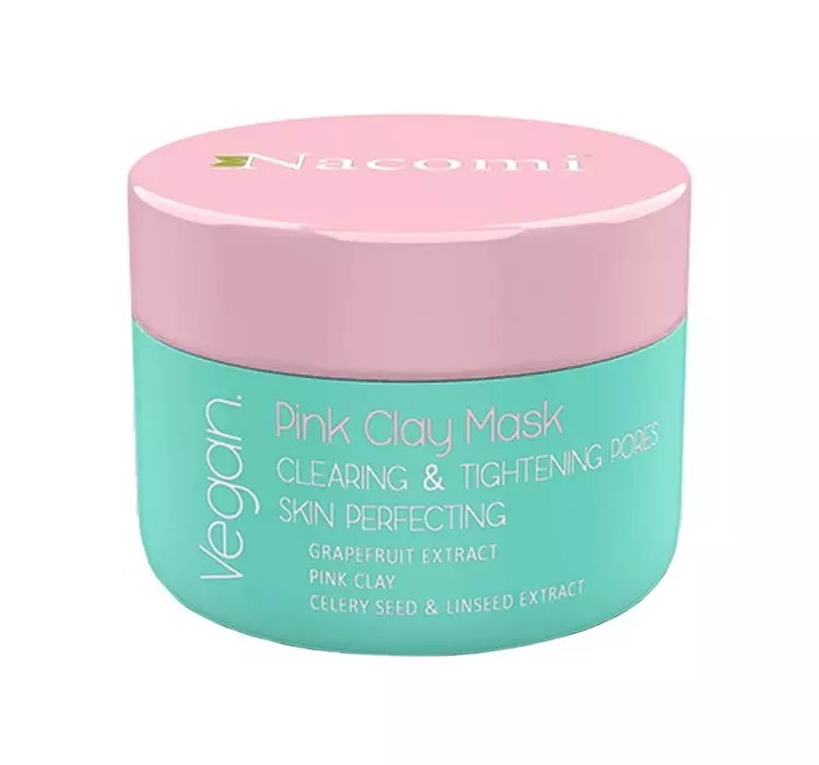 NACOMI PINK CLAY MASK RÓŻOWA MASKA OCZYSZCZAJĄCO-ŚCIĄGAJĄCA 50ML