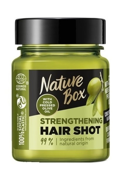 Nature Box Hair Shot - maska do włosów Oliwka 60ml