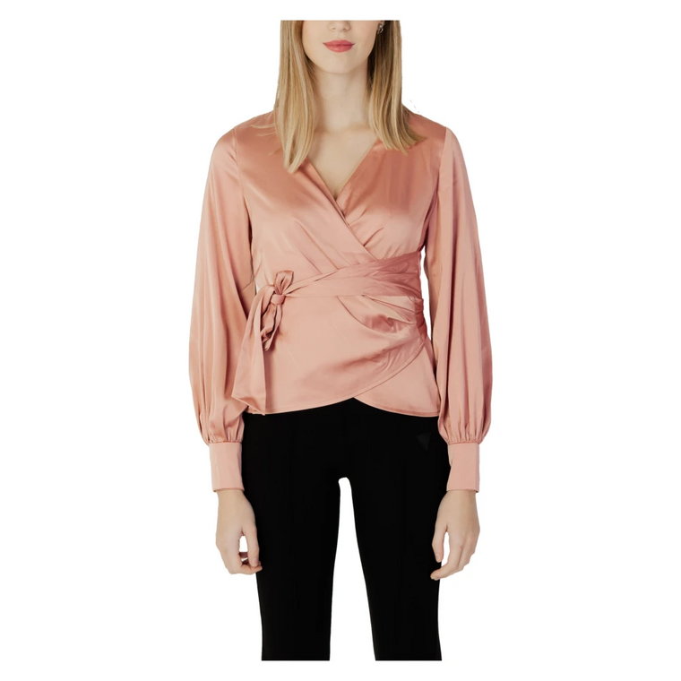 Lovisa Wrap Top - Bluzka z Długim Rękawem Guess