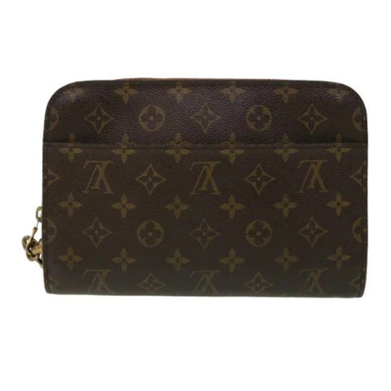 Monogram Canvas Clutch Louis Vuitton Vintage