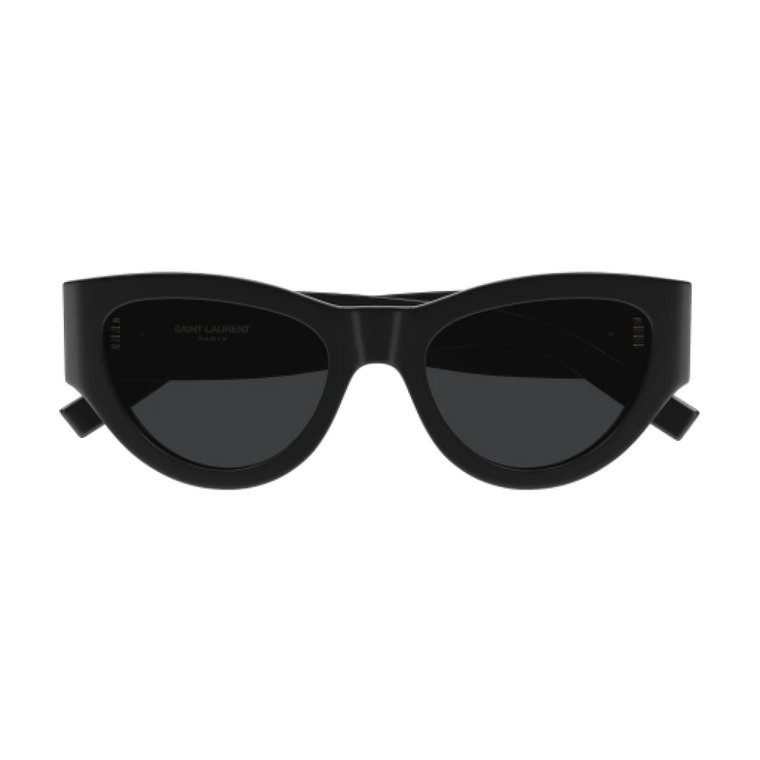 Czarne Aw23 Okulary Optyczne Damskie Saint Laurent