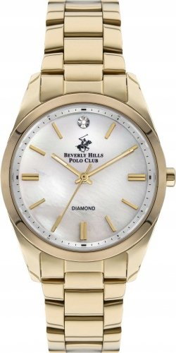 Zegarek damski BEVERLY HILLS BP3200C.130 złoty fashion z diamentami