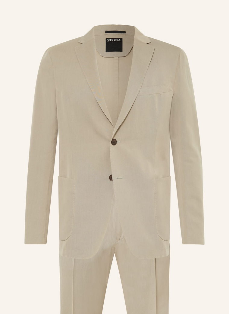 Zegna Garnitur Slim Fit beige