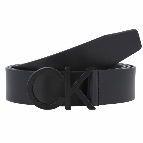 Calvin Klein Pasek skórzany black 80 cm