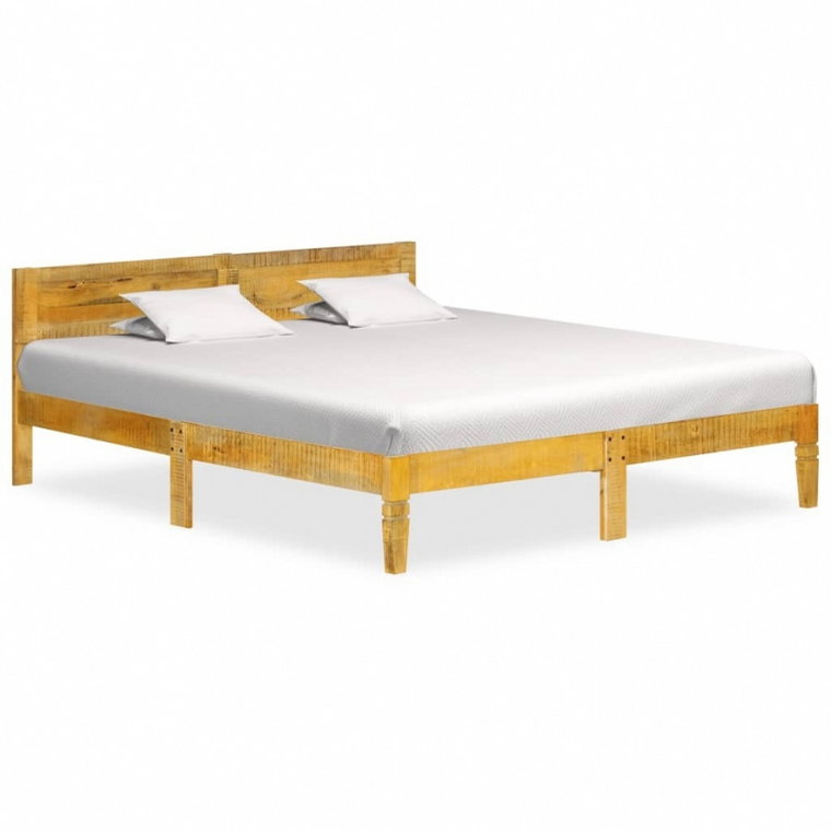 Rama łóżka z litego drewna mango, 160 cm kod: V-288432