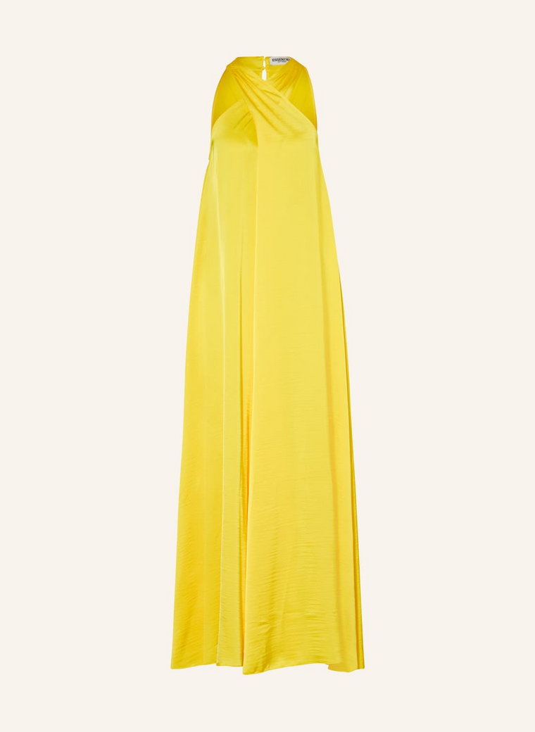 Essentiel Antwerp Sukienka Satynowa Finch gelb