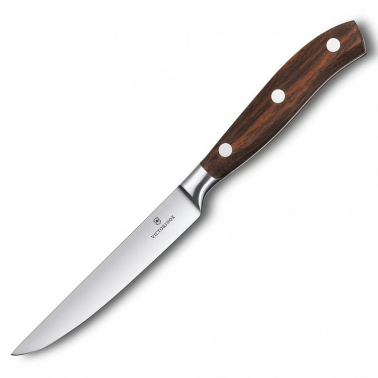 VICTORINOX - Grand Maitre - Nóż do steków kuty - 12 cm - Drzewo różane kod: 7.7200.12G