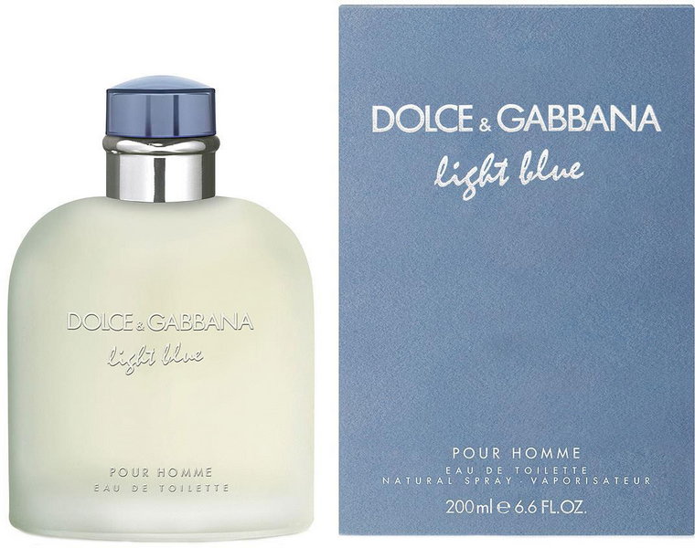 Woda toaletowa męska Dolce&Gabbana Light Blue Homme Eau De Toilette Spray 200 ml (3423473020493). Perfumy męskie
