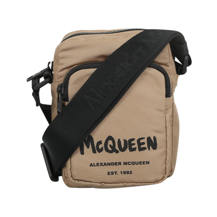 Urban Mini Messenger Bag z nadrukiem logo Alexander McQueen