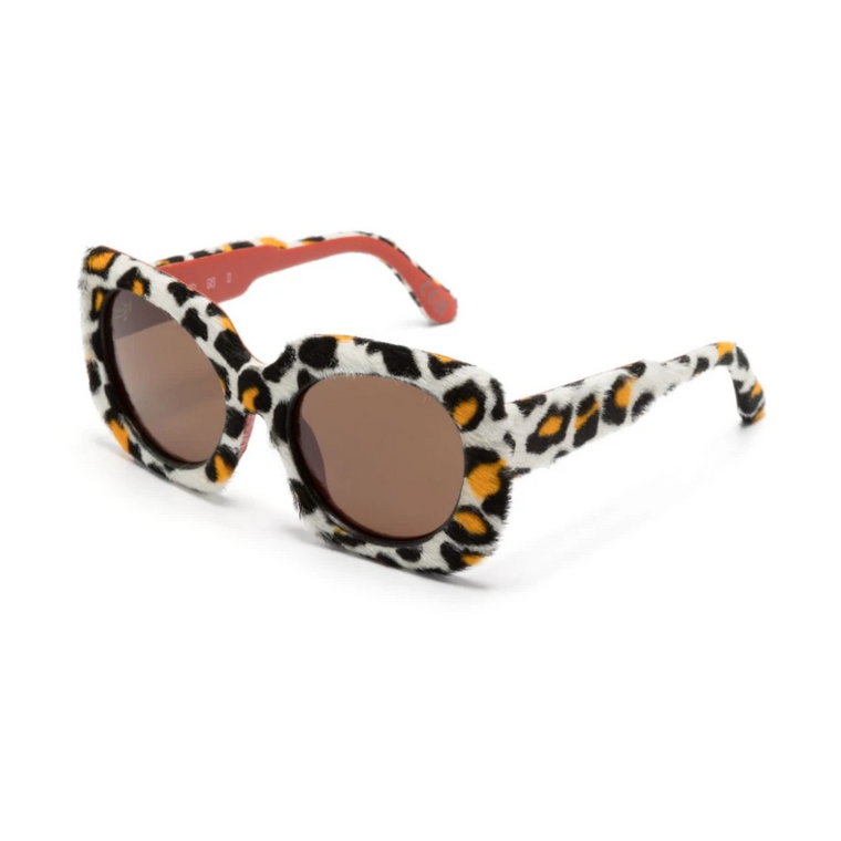 OZT Jellyfish Lake Delacouri Leopard Sunglasses Marni