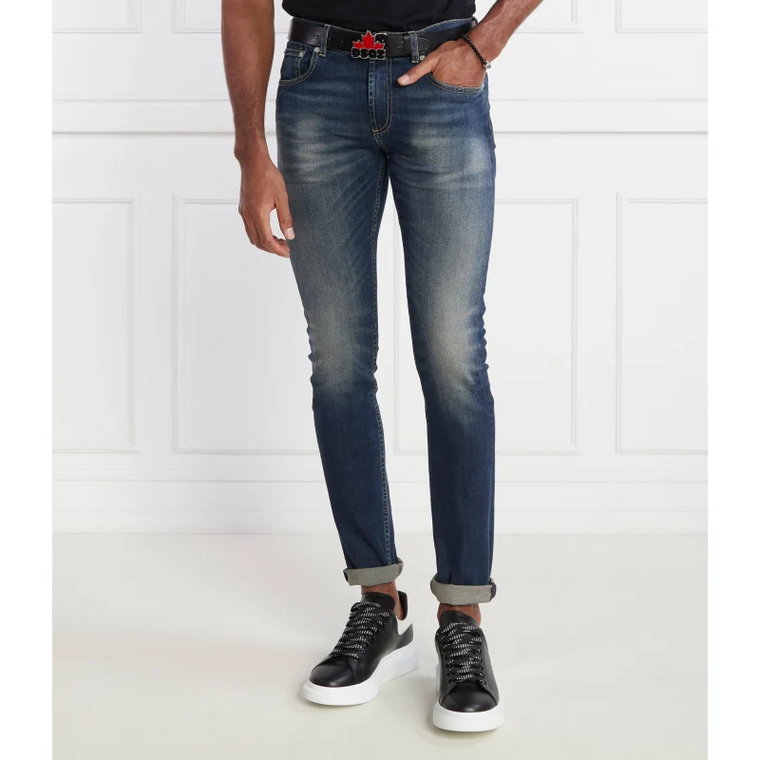 Alexander McQueen Jeansy GRAFFITI | Slim Fit