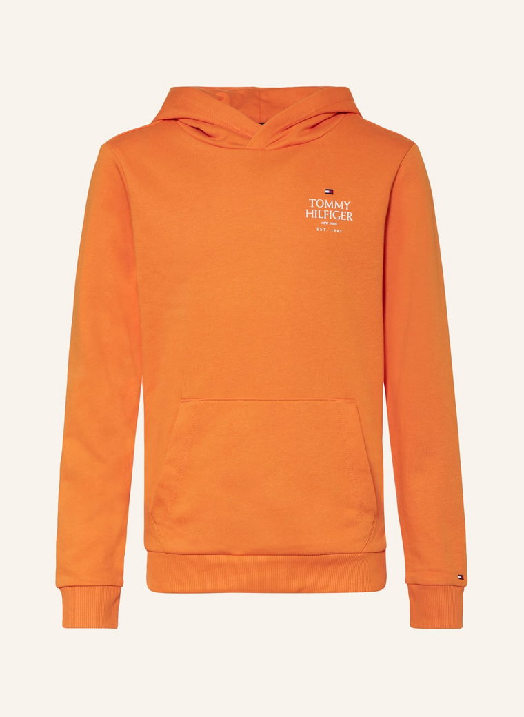 Tommy Hilfiger Bluza Z Kapturem orange