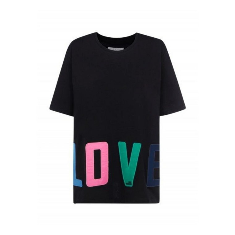 T-shirt z nadrukiem w wielu kolorach Love Moschino
