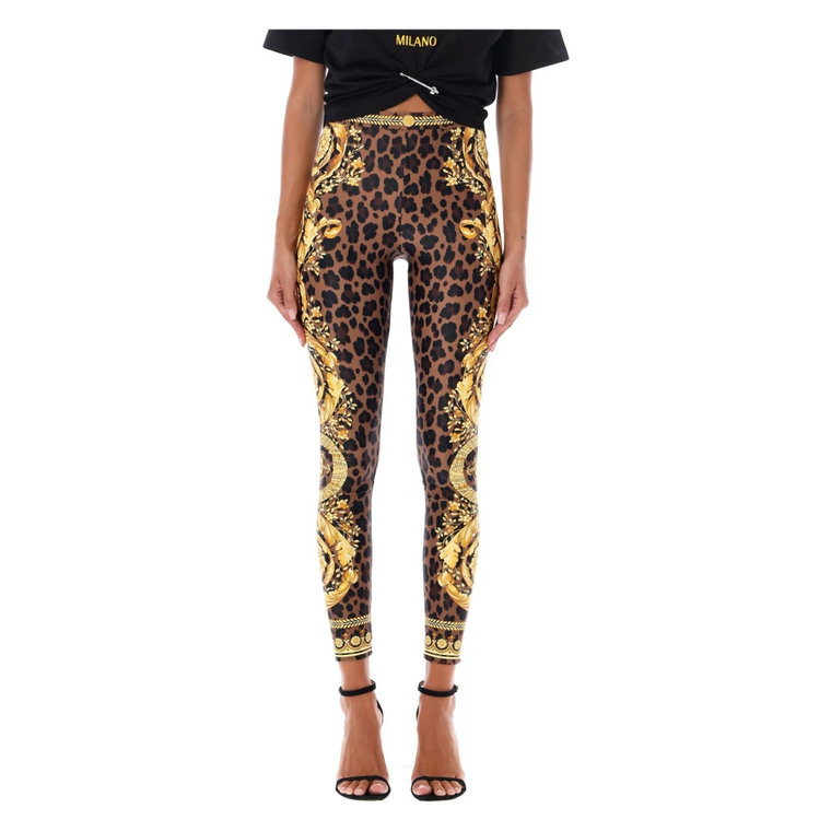 Legginsy Barocco Leo Versace