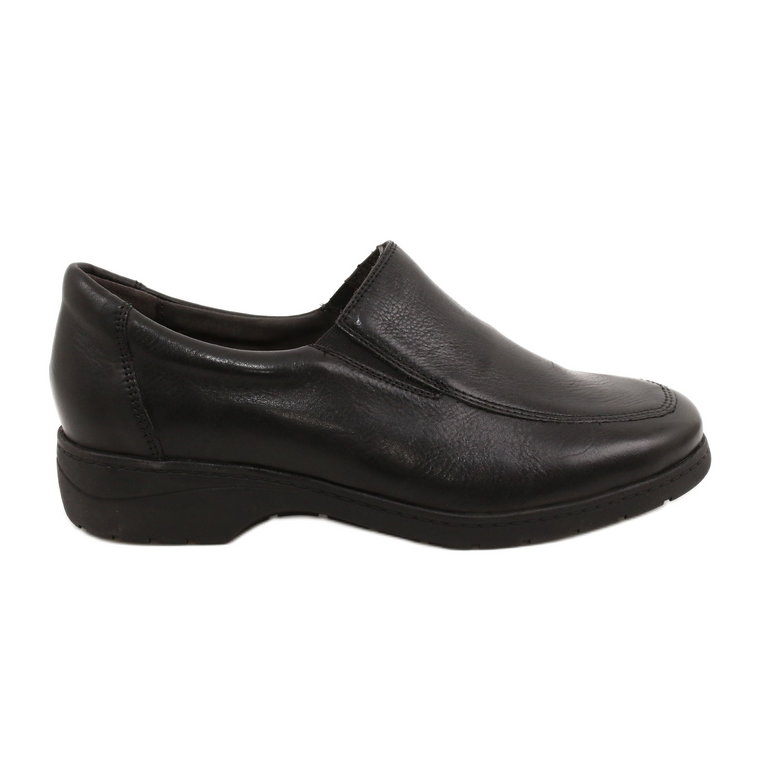 Caprice buty wsuwane damskie 24350 tegość H czarne