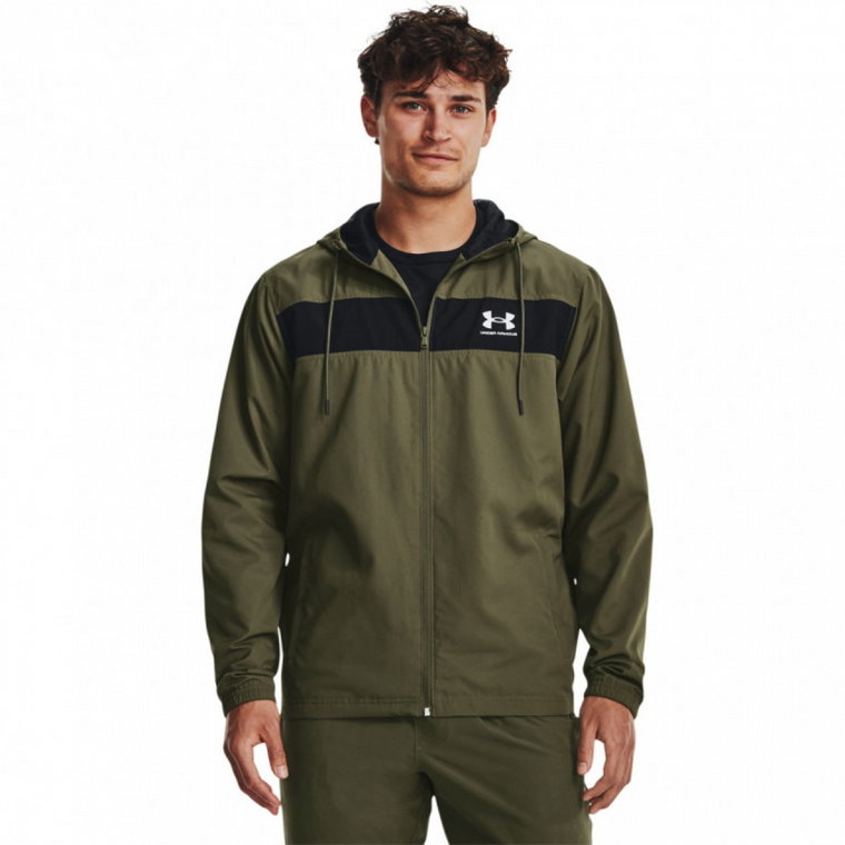 Męska kurtka treningowa Under Armour UA Sportstyle Windbreaker - oliwkowa/khaki