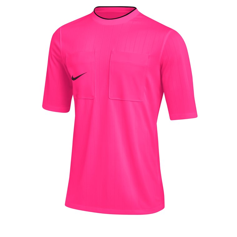 Męska koszulka sędziowska do piłki nożnej Nike Dri-FIT - Różowy