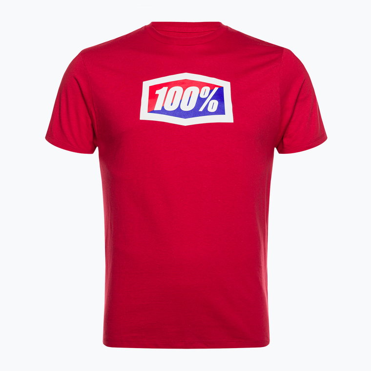 Koszulka rowerowa męska 100% Official red
