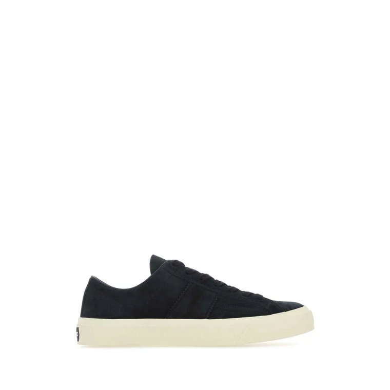 Midnight Blue Suede Cambridge Sneakers Tom Ford