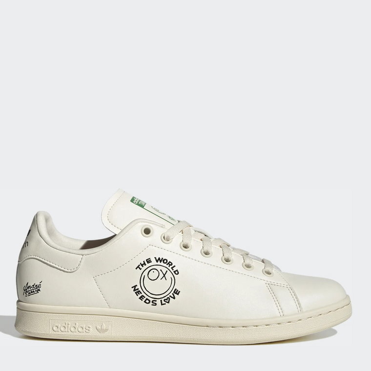 Tenisówki damskie z eko skóry do kostki Adidas Originals Stan Smith x Andre Saraiva GZ2202 40 (6.5UK) 25 cm Kremowe (4065426136753). Trampki damskie