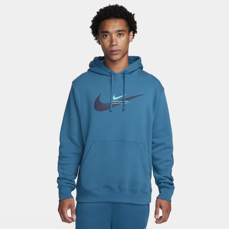 Męska dzianinowa bluza z kapturem Nike Sportswear - Zieleń