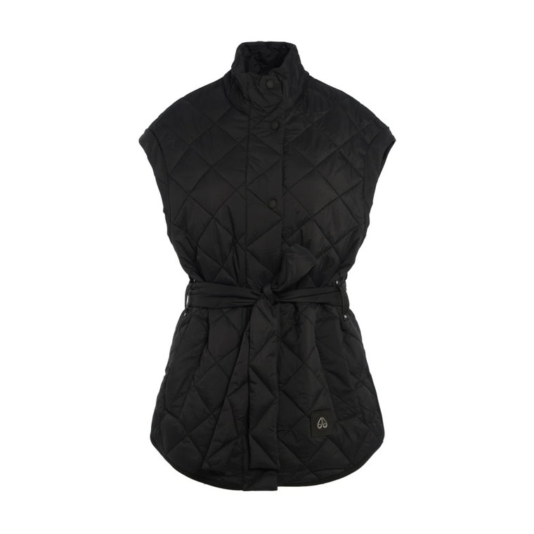 St Clair Pikowany Gilet - Czarny Moose Knuckles