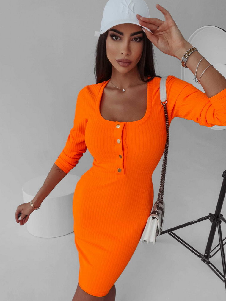 Sukienka OLAVOGA MARIE neon orange