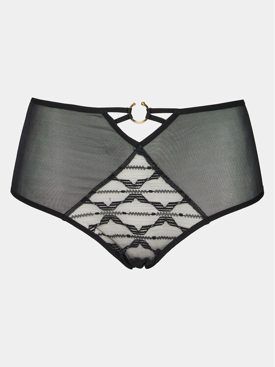 MAGALI LACE AND SILK CHEEKY UNDERWEAR BLACK – Ashley Summer Co