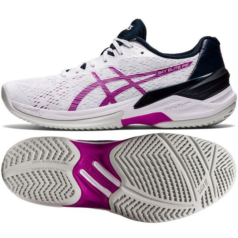 Buty siatkarskie Asics Sky Elite Ff W 1052A024-103 wielokolorowe białe