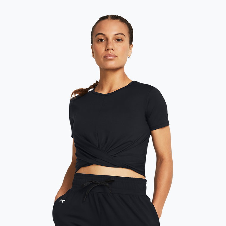 Top treningowy damski Under Armour Motion Crossover Crop black/white