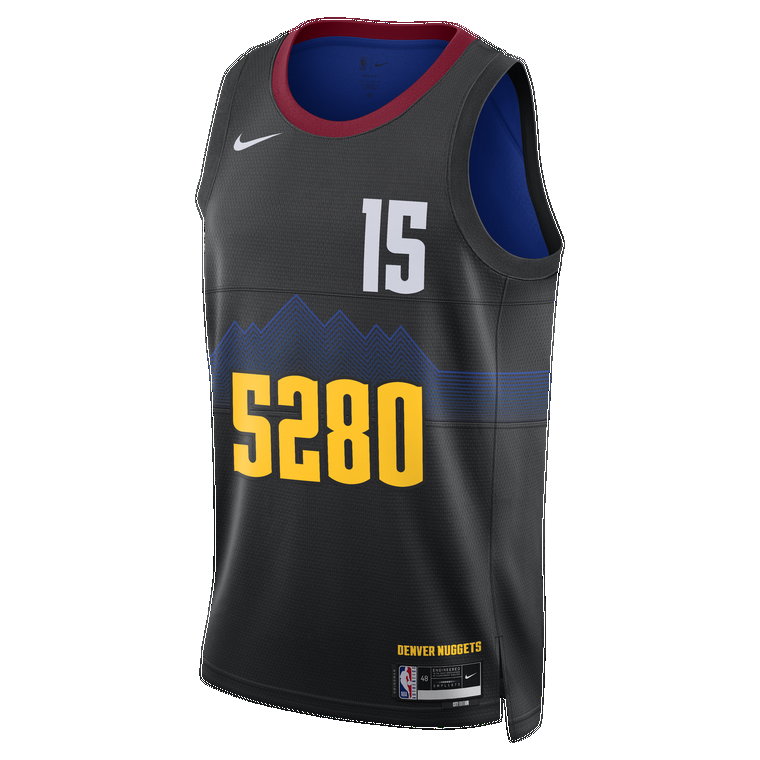 Koszulka męska Nike Dri-FIT NBA Swingman Nikola Jokic Denver Nuggets City Edition 2023/24 - Czerń