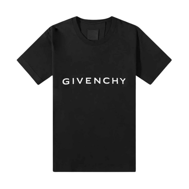 Czarna koszulka Givenchy Paris z logo Givenchy