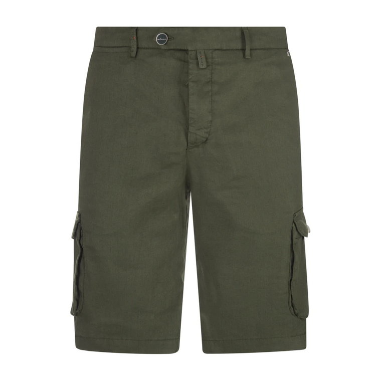 Zielone Cargo Bermuda Shorts Kiton