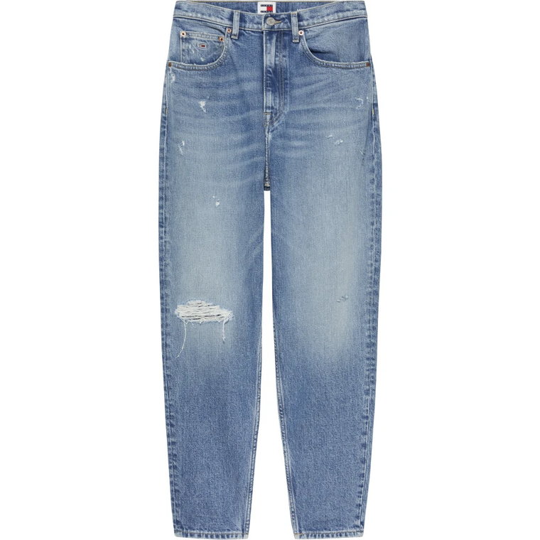 Niebieskie Mom Jeans Damskie Tommy Jeans