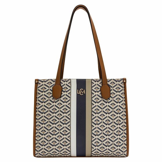 L.Credi Melina Shopper Bag 35 cm beige multi