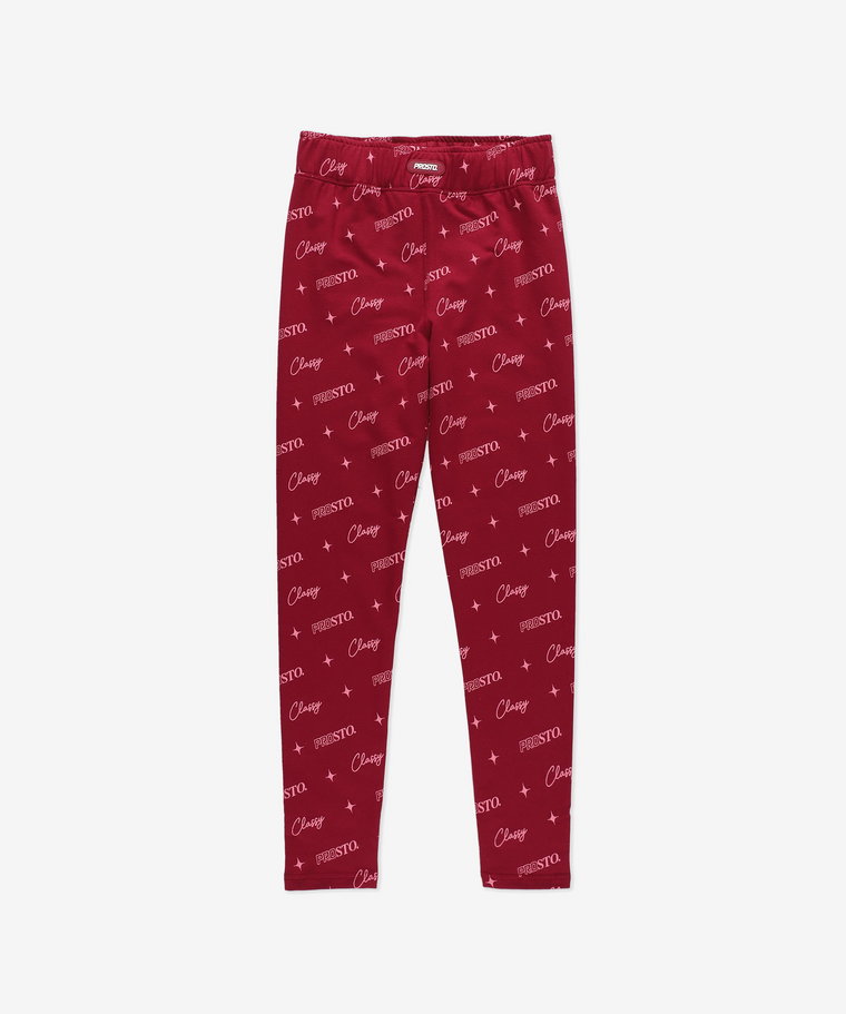 Leggins Candle Maroon M