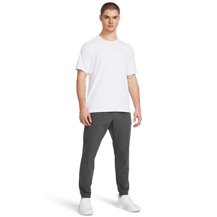 Męskie spodnie treningowe Under Armour UA Stretch Woven Joggers - szare