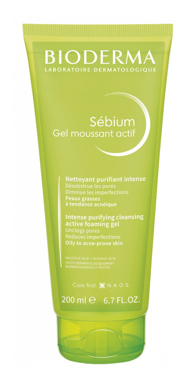 Bioderma Sebium Gel Moussant Actif - Aktywny żel oczyszczający 200ml