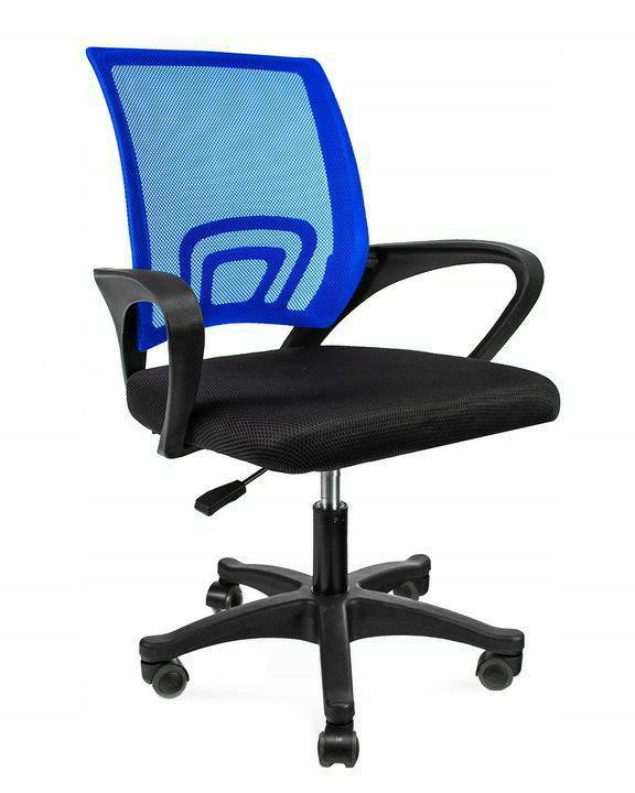 Fotel biurowy Splash niebieski/czarny