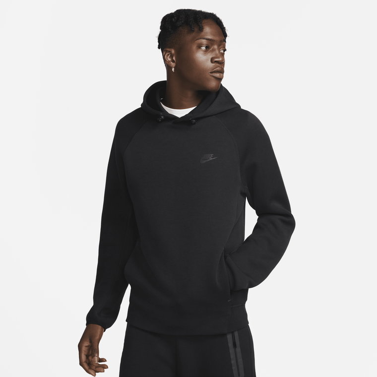 Męska bluza z kapturem Nike Sportswear Tech Fleece - Czerwony