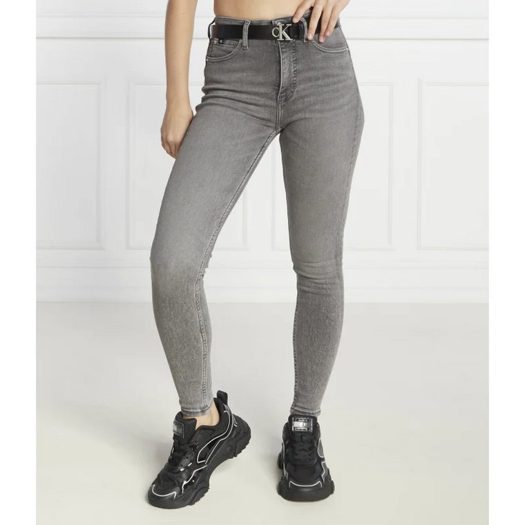 CALVIN KLEIN JEANS Jeansy Ankle | Super Skinny fit | high rise