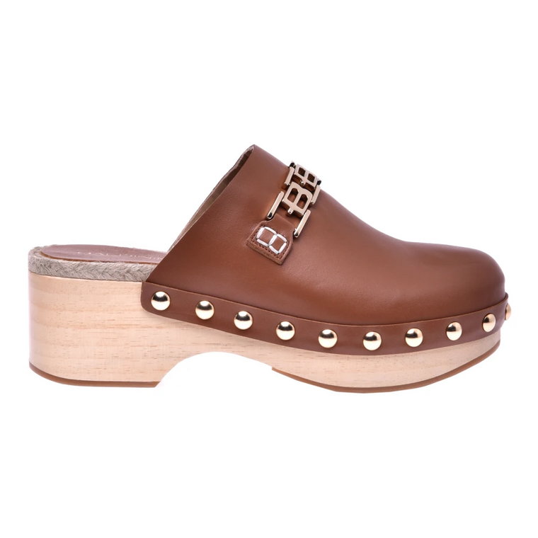 Calfskin clogs Baldinini